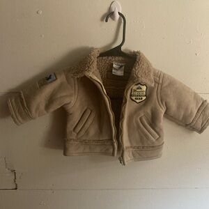 12 months baby boy bomber type fleece jacket/coat mountain climbing